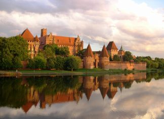 El castillo de Malbork, en Polonia Castillo de Malbork en Polonia