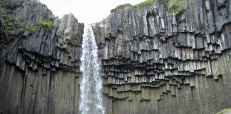 Svartifoss en Islandia, la cascada negra cascada negra svartifoss islandia