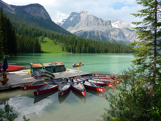 viaje en canoa en Canadá