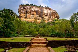 La roca de Sigiriya en Sri Lanka