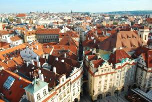 Caminos dorados en grupo, Praga