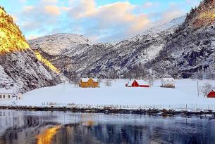 Oslo y fiordos en invierno: Oslo, Bergen, Flam, tren de Flam y crucero por el fiordo