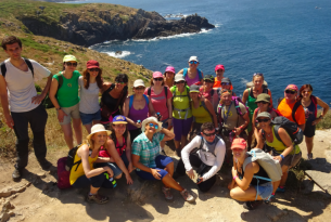 Senderismo en grupo P.Nacional Islas Atlánticas, Islas Cies, Isla de Ons y Rias Baixas