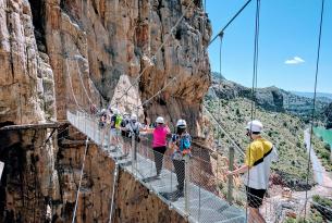 Caminito del Rey en grupo en Semana Santa (especial Singles)