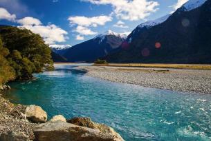 Toda Nueva Zelanda el grupo reducido: Bay of Islands y la Región de los Glaciares