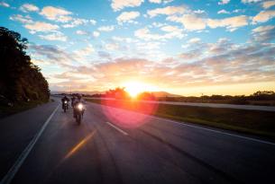 Grandes parques del Oeste americano en moto