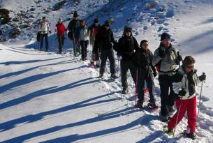 Navidad con raquetas de nieve en los valles de Hecho y Ansó