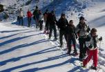 Fin de semana con raquetas de nieve en los valles de Hecho y Ansó.