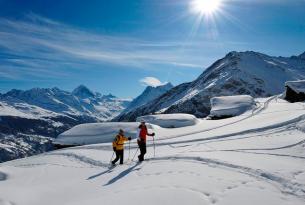 Raquetas de nieve en Valle de Chamonix