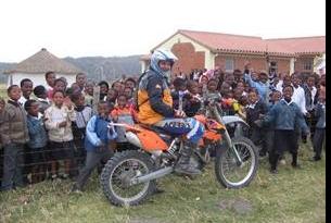 Viaje en moto enduro Sudáfrica, KTM con Alfie Cox 
