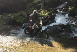 Viaje en moto Portugal en moto trail Yamaha Xt 600 cc 6 días 4 en moto 