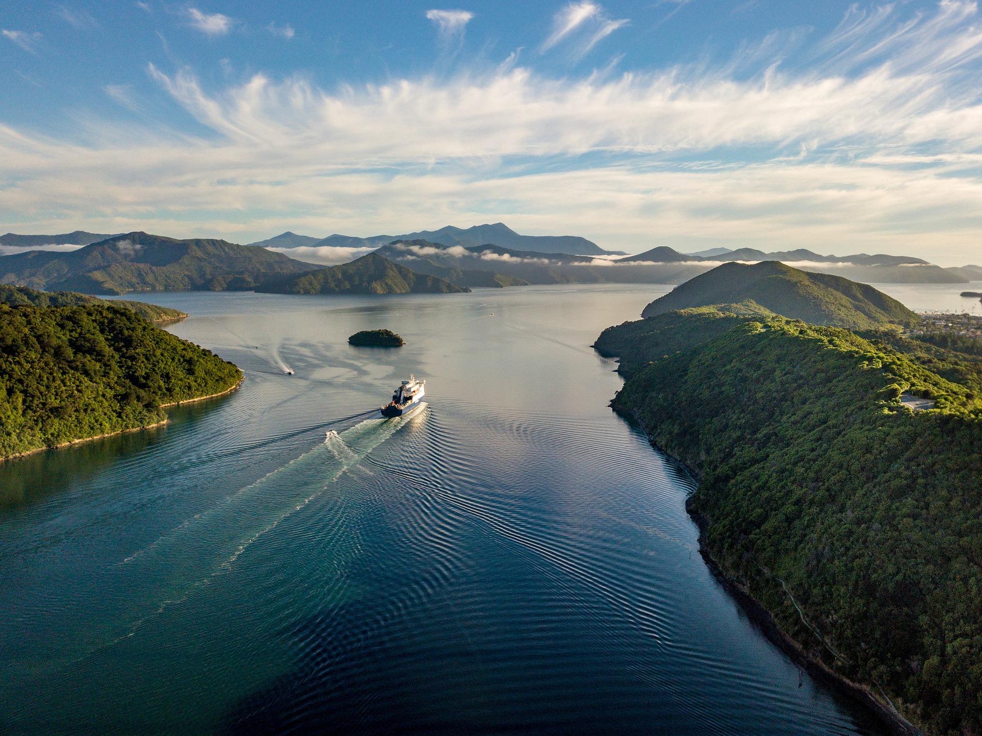 New zealand two islands