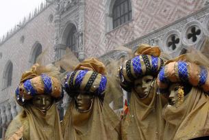 Carnaval de Venecia en grupo