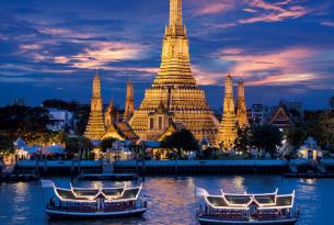 Grandes ciudades del sudeste asiático: Bangkok (Tailandia), Kuala Lumpur (Malasia) y Singapur