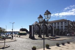 Puente diciembre en la isla de Sao Miguel (Azores)