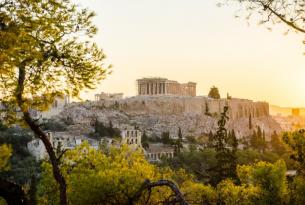 Crucero por las Islas Griegas: Atardeceres en Mykonos y Santorini y noche en Atenas